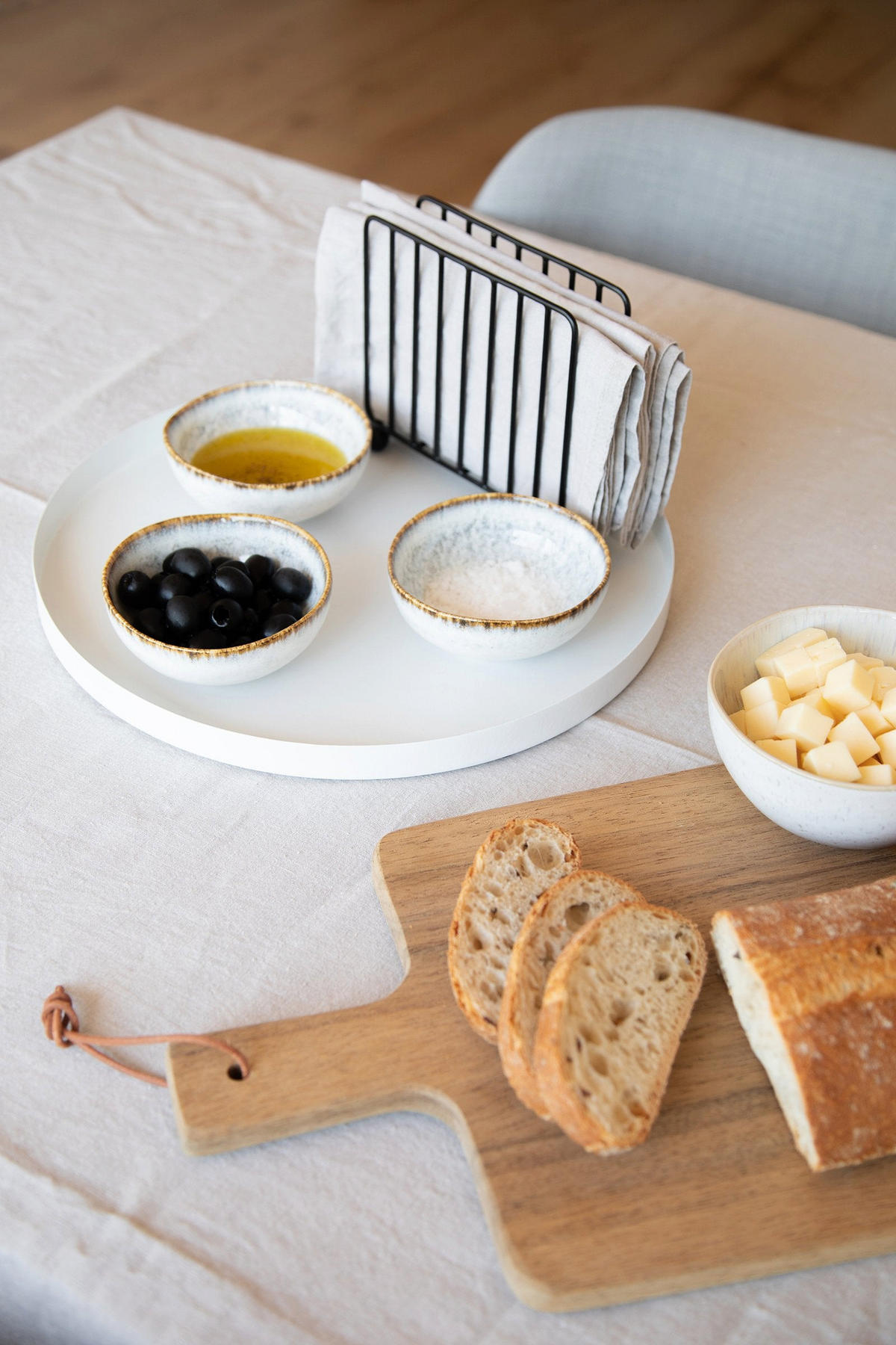 SERVIETTENHALTER Nisa in Schwarz 16/13,5 cm - Schwarz, Metall (4/13.5/16cm) - LaLe Living