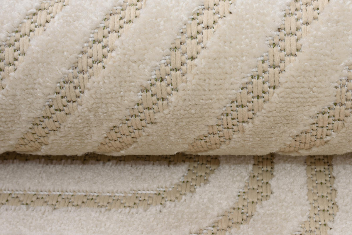 TEPPICH PATIO Creme 120/170 cm - Creme, Kunststoff (120/170cm) - Tapiso