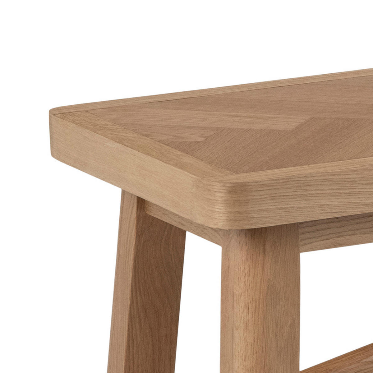 SITZBANK, Galway, Eiche, Holz, 200 x 36 x 45 cm - Eichefarben, Holz/Textil (200/45/36cm) - ebuy24