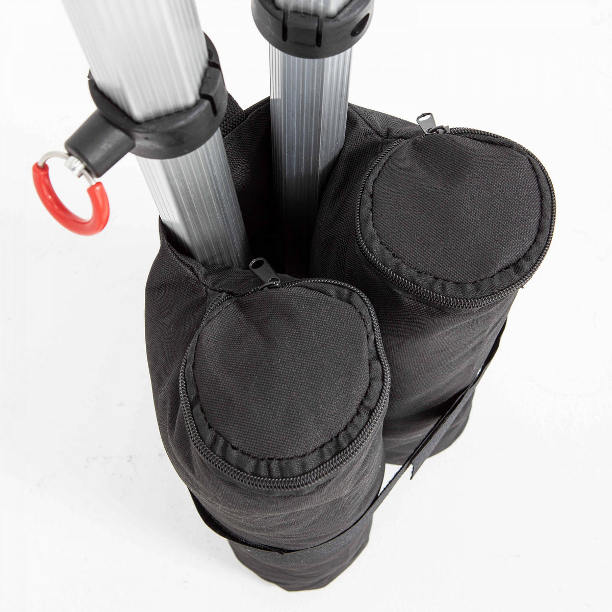 GEWICHTSSACK für Festzelte, Schwarz - Schwarz, Textil (11/40/11cm) - Oviala