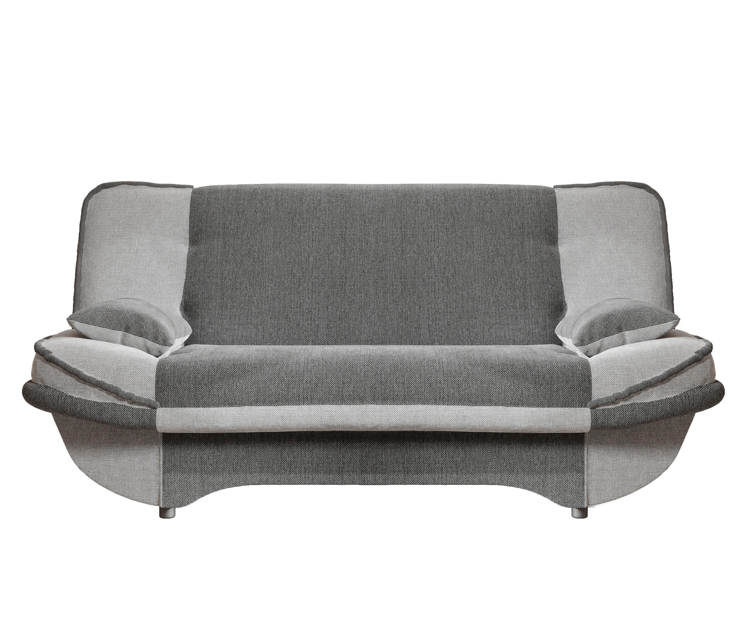SCHLAFSOFA ORLIN mit Bettkasten Hellgrau/Dunkelgrau - Hellgrau, Holzwerkstoff/Kunststoff (200/85/90cm) - Idohome