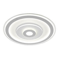 LED DECKENLEUCHTE Rund Weiß - Weiß, Metall (50/50/6cm)