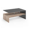 COUCHTISCH Amato Anthrazit/Sandeiche 90 x 60 cm - Anthrazit/Eiche Wotan, Holzwerkstoff (60/90/42cm) - Vicco