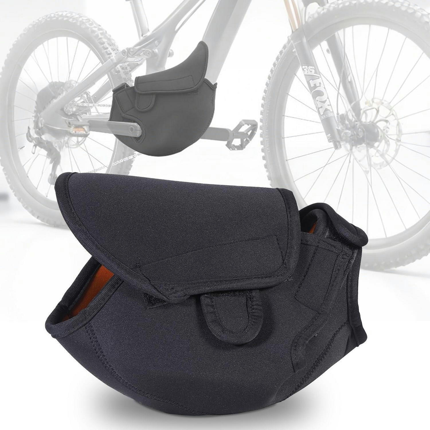 E-BIKE Mittelmotor Schutzhülle Neopren Allwetter-Schutz - Schwarz, Textil (26/20/32cm)