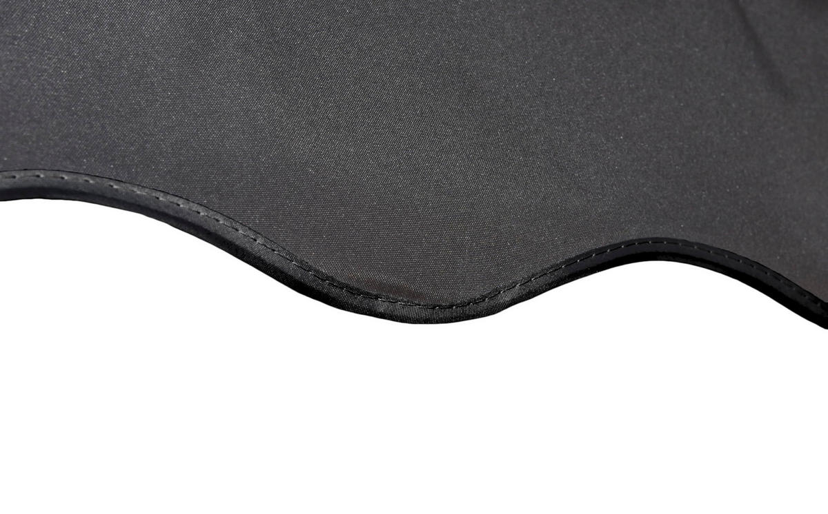 KLEMMMARKISE Schrabo 300cm Ohne Bohren Höhenverstellbar Dunkelgrau - Dunkelgrau, Kunststoff (300/309/120cm) - DELUKE