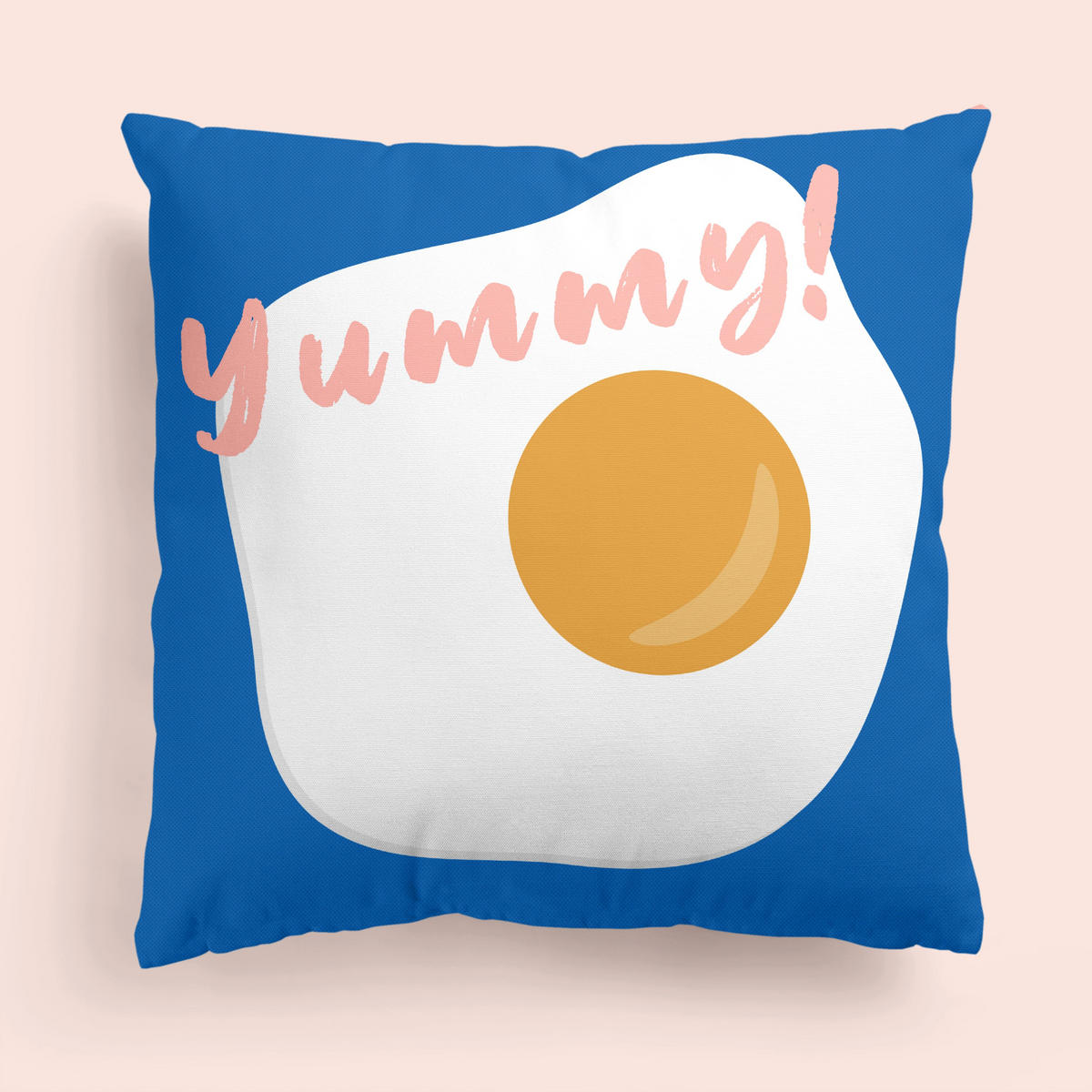 KISSENBEZUG dekorativ yummy 50x50 cm (2er pack) mehrfarbig - Multicolor, Textil (50/50cm) - Happy Friday