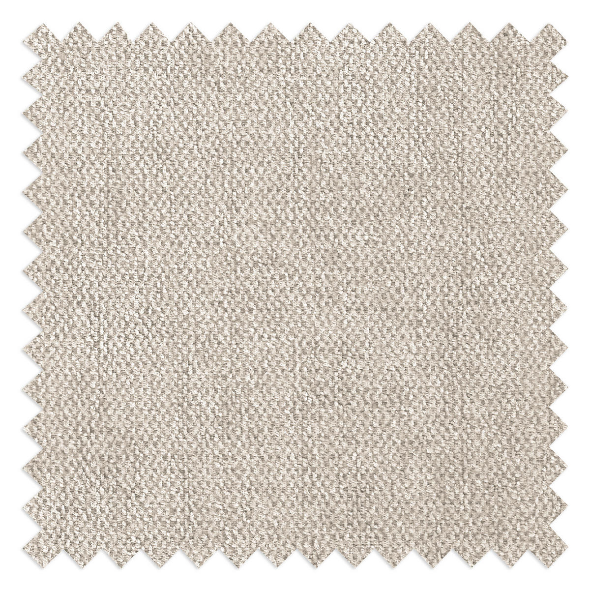 HOCKER mit Kreuzfuß - Beige/Schwarz, Textil/Metall (54/41/41cm) - home24