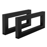 WANDKONSOLE - Schwarz, Metall (15/3/35cm) - ML-DESIGN