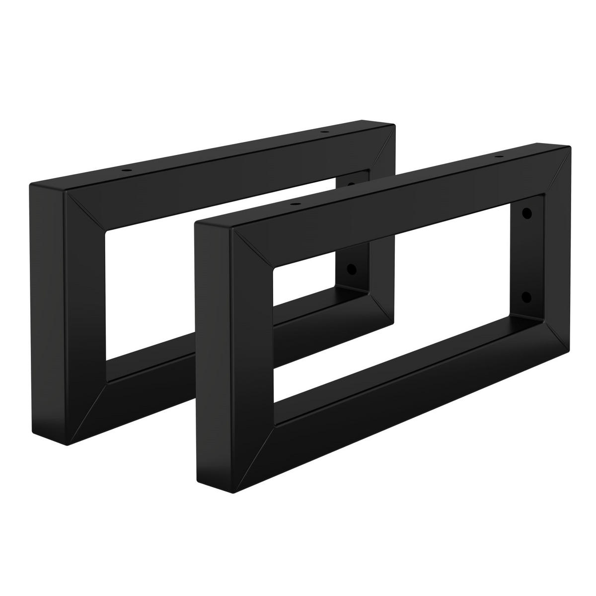 WANDKONSOLE - Schwarz, Metall (15/3/35cm) - ML-DESIGN