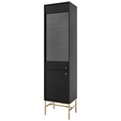 Masseno Vitrine Graphit 51.8x207.5x40.8 cm
