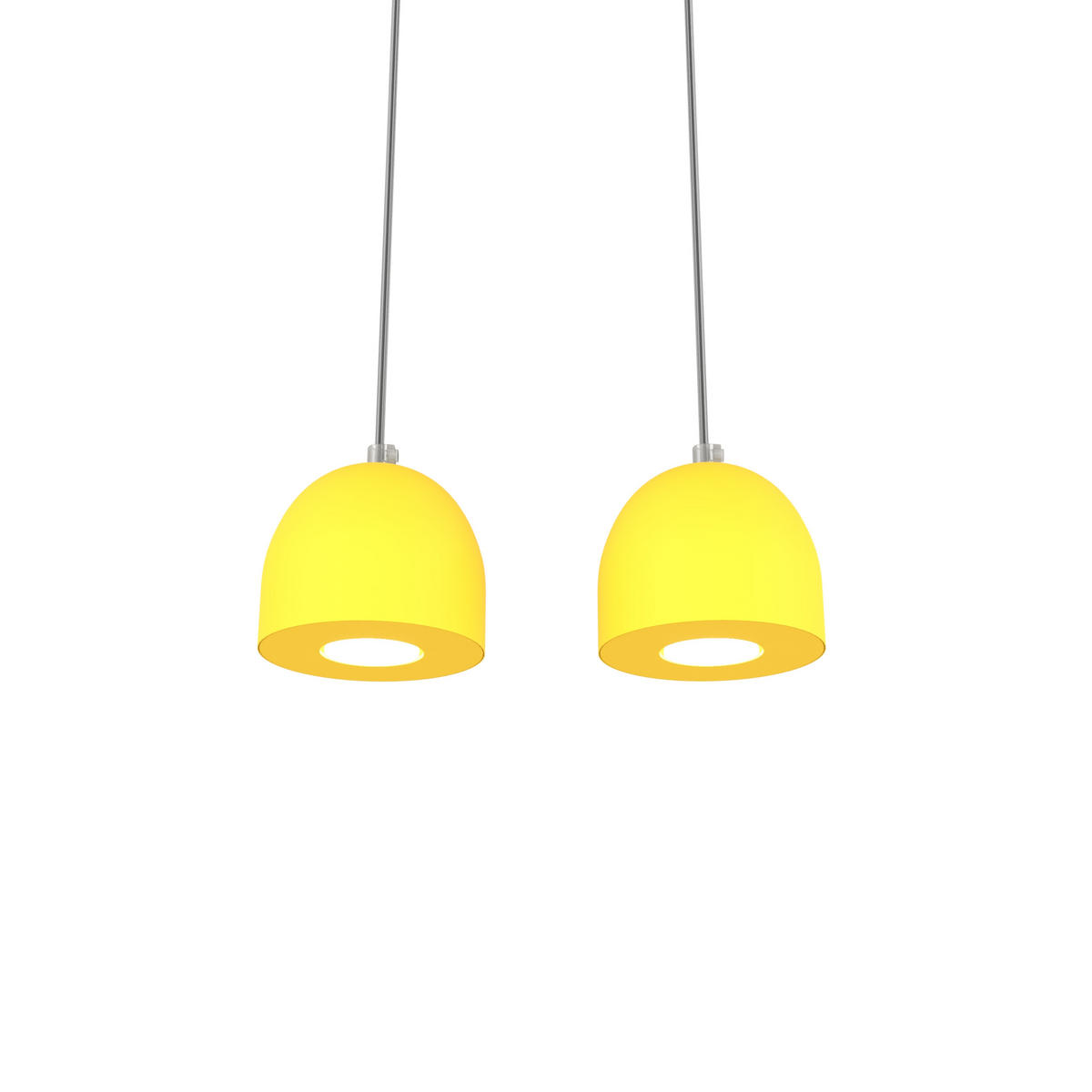 HÄNGELEUCHTE - Gelb, Metall (6.5/27/120cm) - Lumicom