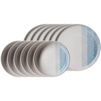 TAFELSERVICE Trio Blau 12er Set - Blau, Keramik (2/2/2cm) - Ritzenhoff Breker