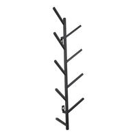 KLEIDERABLAGE Kliv Schwarz - Schwarz, Metall (25/74/8cm) - LOFT42