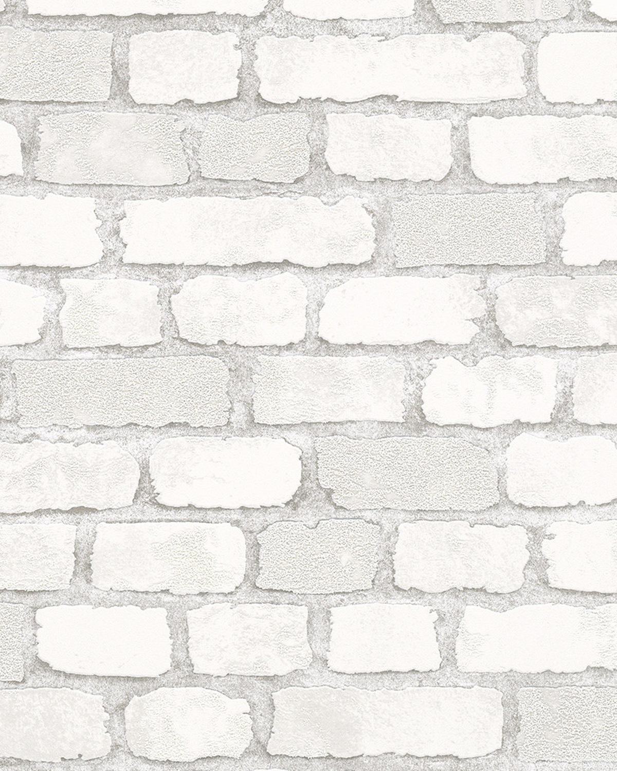 VLIESTAPETE Steinoptik Tapete weiß - Weiß, Papier (53/1005cm) - marburg