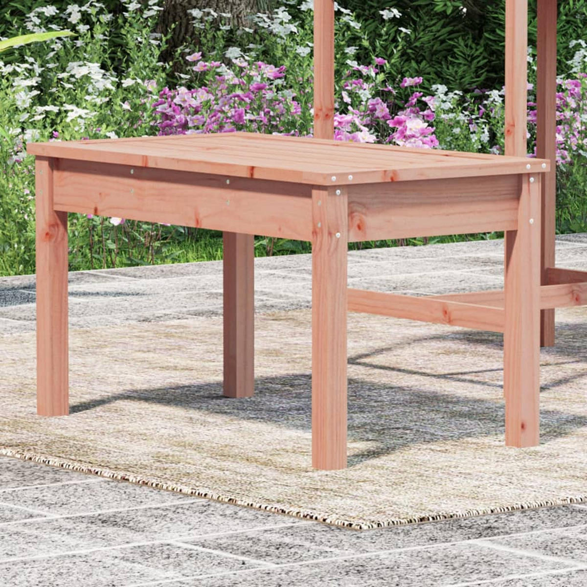 GARTENBANK 80x44x45 cm Massivholz Douglasie - Braun, Holz (80/45/44cm) - furnicato