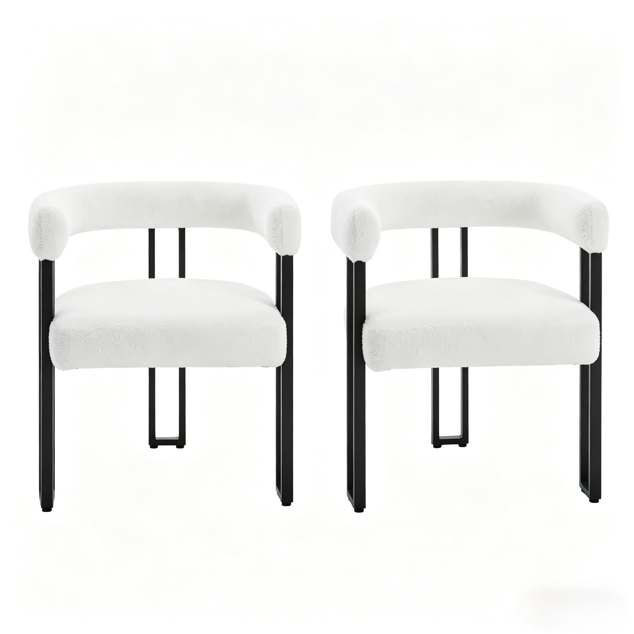 ComfortXL Armlehnstuhl-Set Creme 53x72x61.5 cm