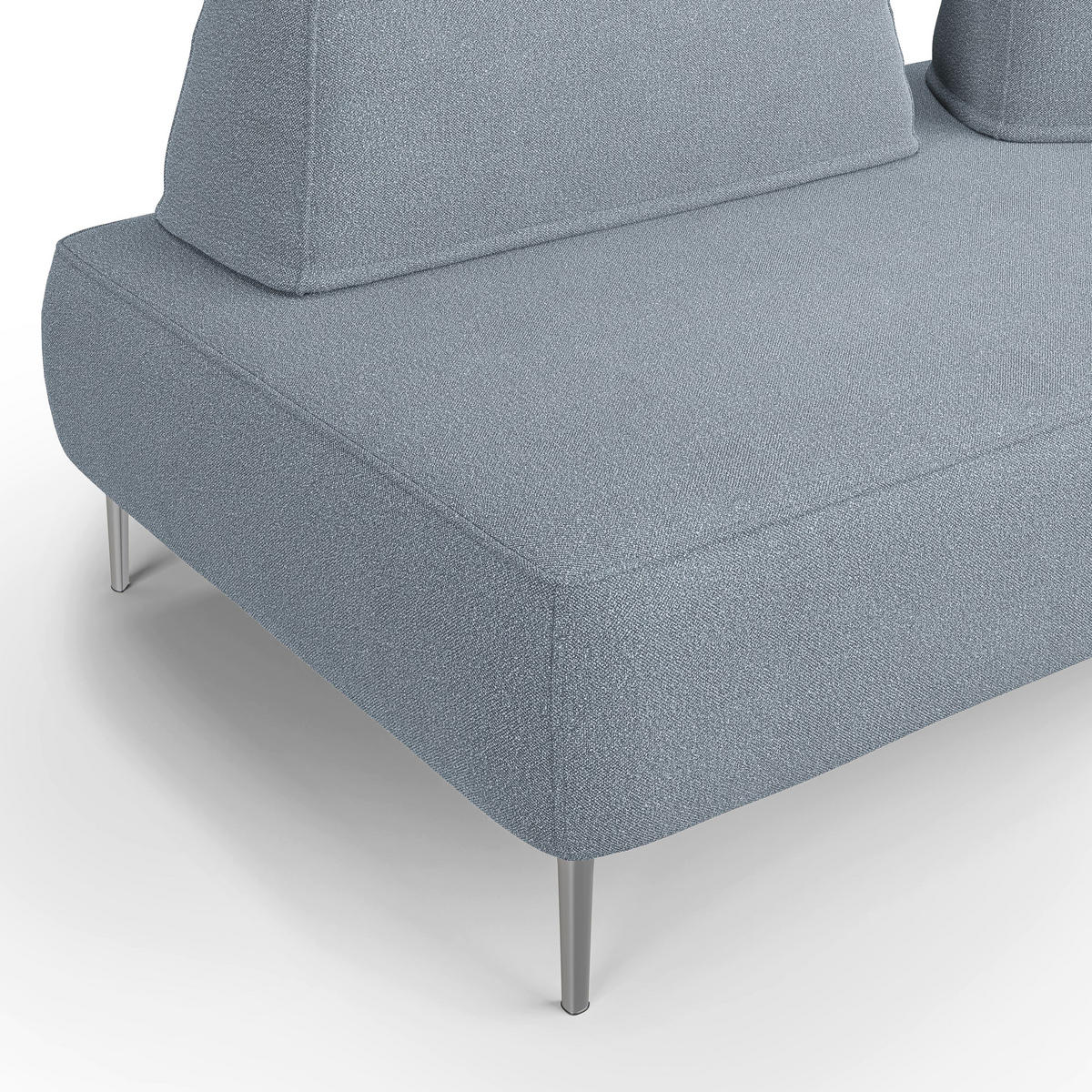 LINEARSOFA Newton - Blau, Textil (167/42/115cm) - Divani.store