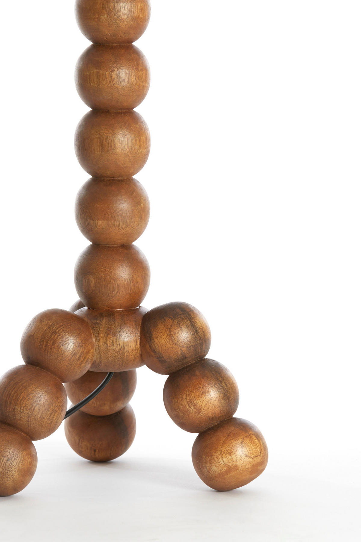 LAMPENFUSS Veglio Braun Ø20/40 cm - Braun, Holz (20/20/40cm) - Light & Living