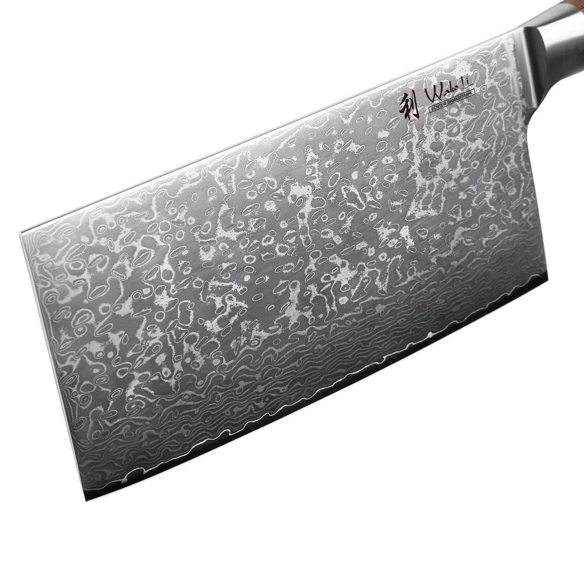 HACKMESSER 19 cm - Braun, Holz/Metall (33cm) - Wakoli