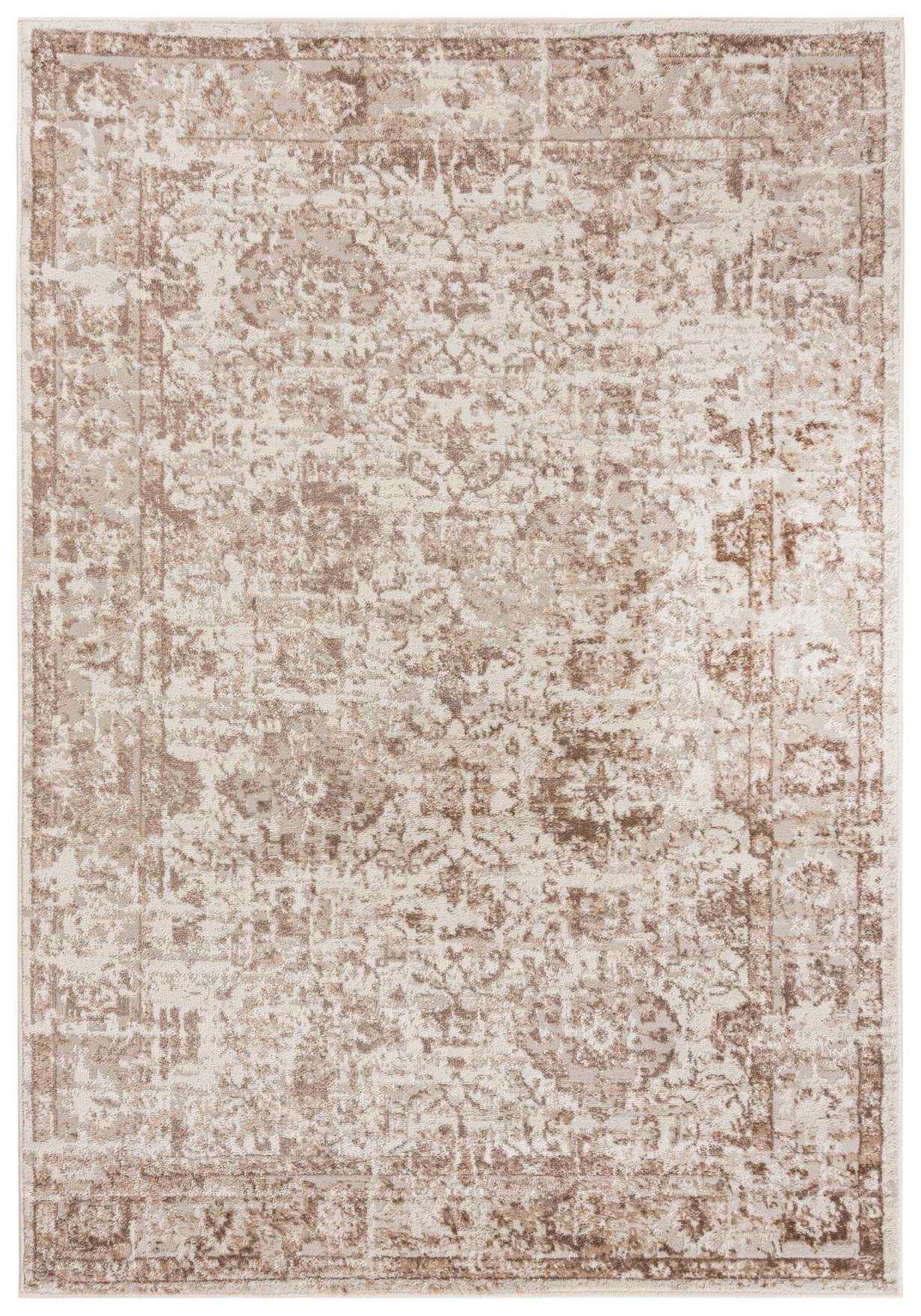 TEPPICH Beige Creme abstrakt - 200 x 300 cm - Beige/Creme, Textil (200/300cm) - Mazovia