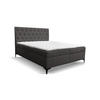 BOXBETT CLIPSO mit zwei Bettkästen H2/H3 Matratze 160 x 200 cm - Dunkelgrau, Holzwerkstoff (160/200cm) - VENASI MÖBEL