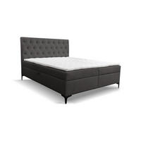 BOXBETT CLIPSO mit zwei Bettkästen H2/H3 Matratze 140 x 200 cm - Dunkelgrau, Holzwerkstoff (140/200cm) - VENASI MÖBEL