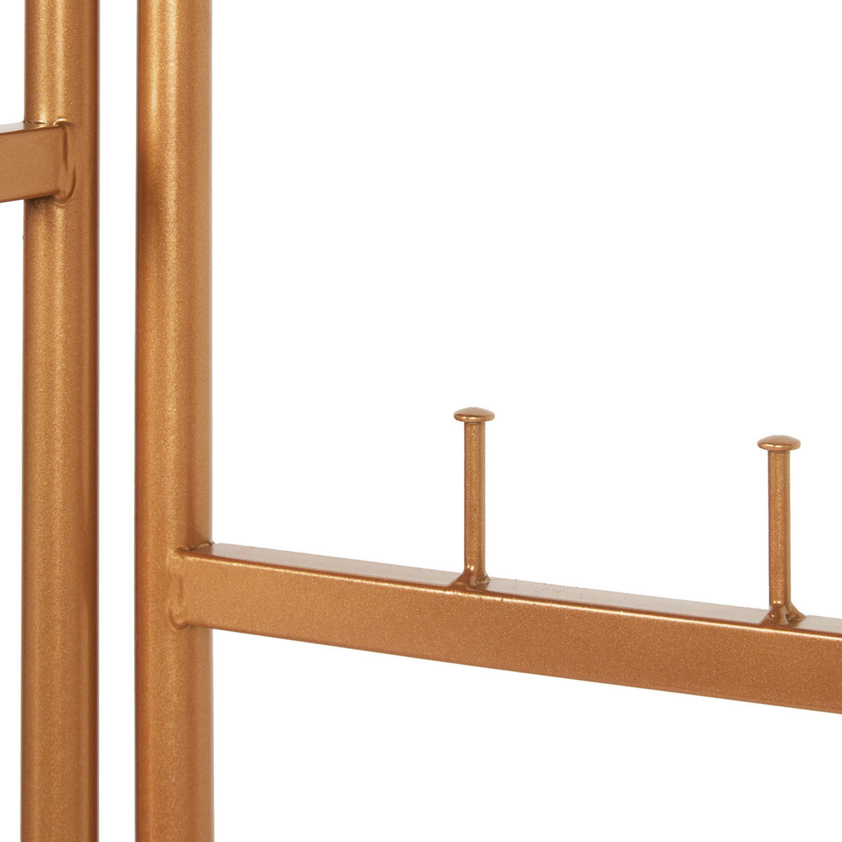 KLEIDERSTÄNDER Metall gold 160 cm Lawton - Goldfarben, Metall (53/160/37cm) - Beliani