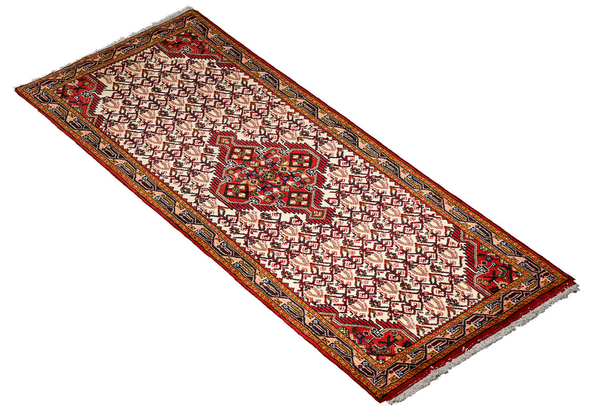 TEPPICH Assadabad Mehrfarbig 195/75 cm Schurwolle - Multicolor, Textil (75/195cm) - Looma