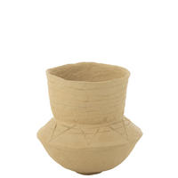 VASE VEDA - Papier - Natürliche - Ø 40 cm - Naturfarben, Papier (45cm) - J-Line