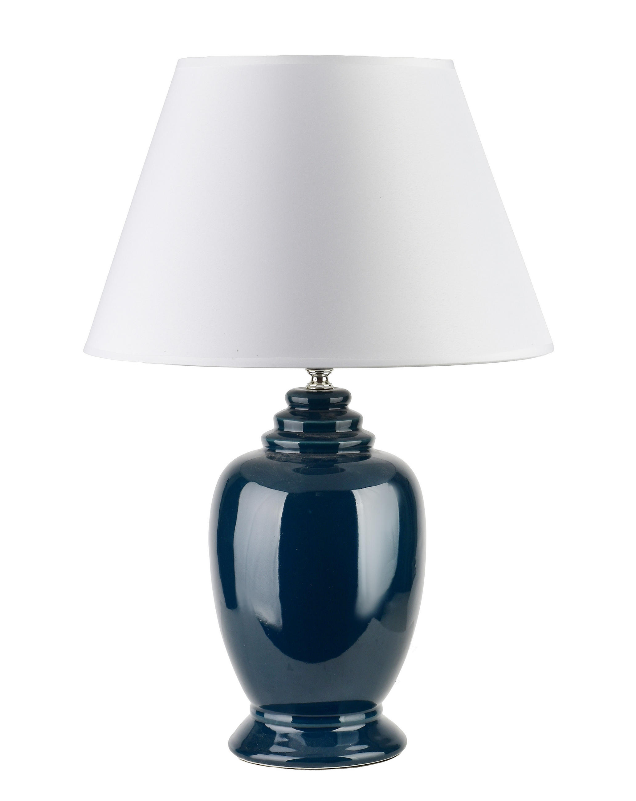 TISCHLAMPE Leti Dunkelblau 17/34.5/52.5 cm Keramik - Dunkelblau, Keramik (17/34.5/52.5cm) - Mondex