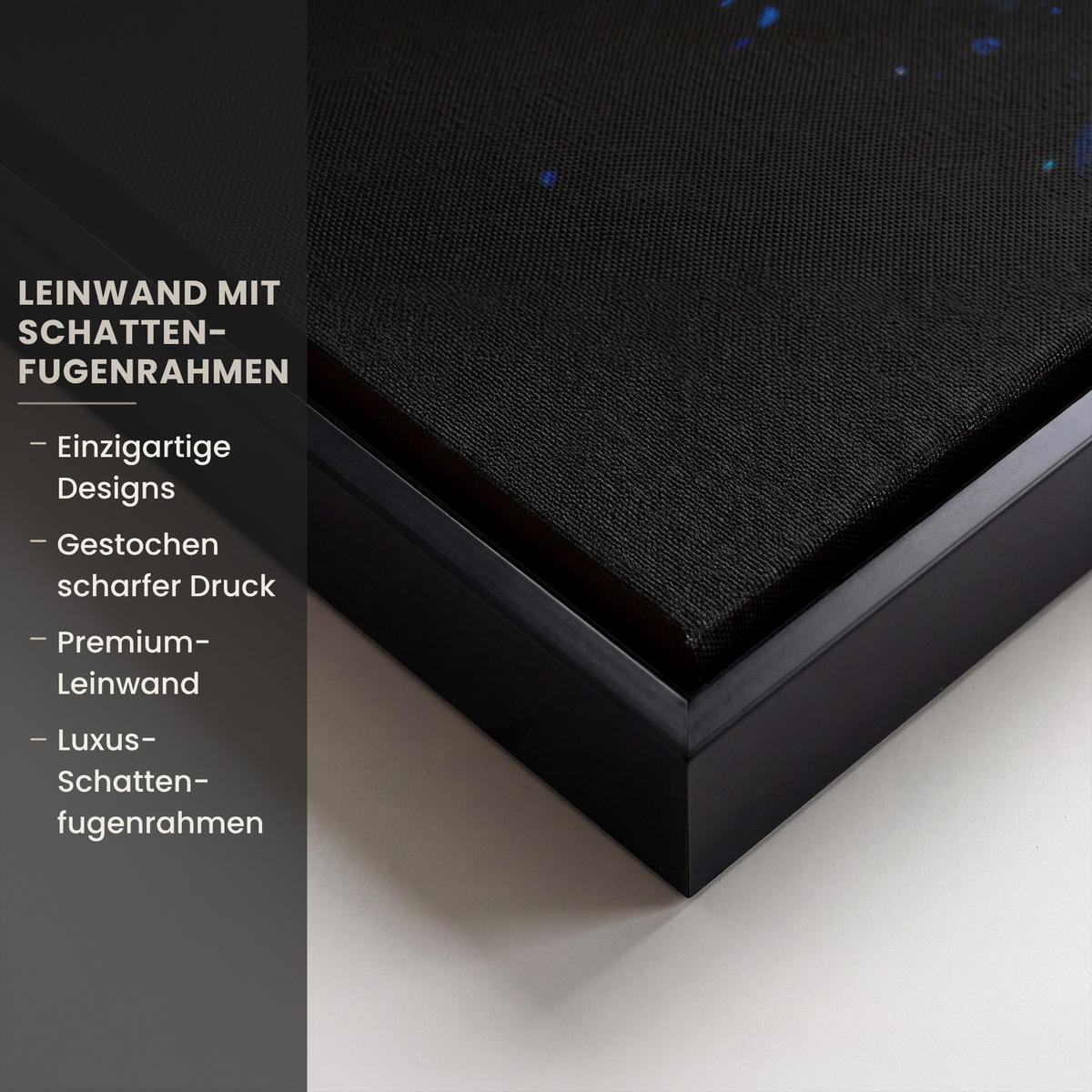 LEINWAND Bilder mit Rahmen - Fußball - Farbe - Farben - Schwarz - Weiß - 90x60 - Weiß, Textil (90/60cm) - MuchoWow
