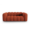 SOFA Lupine aus Chenille-Stoff terrakotta 2 Sitzplätze - Terracotta, Textil (95/70/200cm) - Micadoni