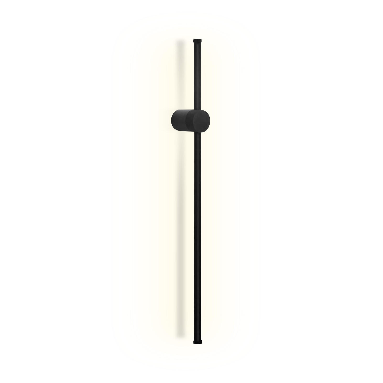 ZMH Led Schwarz 10x6x60 cm