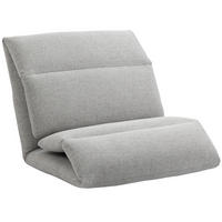 BODENSTUHL, Stahl, Schaumstoff, Grau - Grau, Metall (71/60/72cm) - HOMCOM