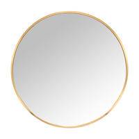 SPIEGEL - Goldfarben, Glas/Metall (60/60/3cm) - Relaxdays