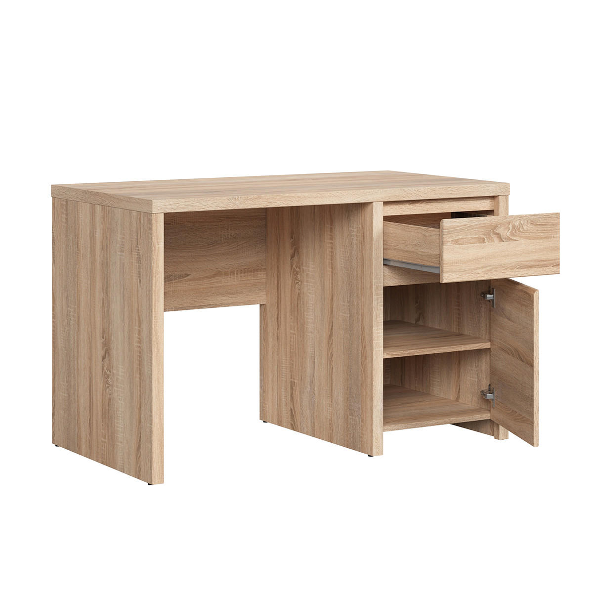 SCHREIBTISCH Soren Holz - Braun, Holzwerkstoff (65/120/77cm) - Petits-meubles