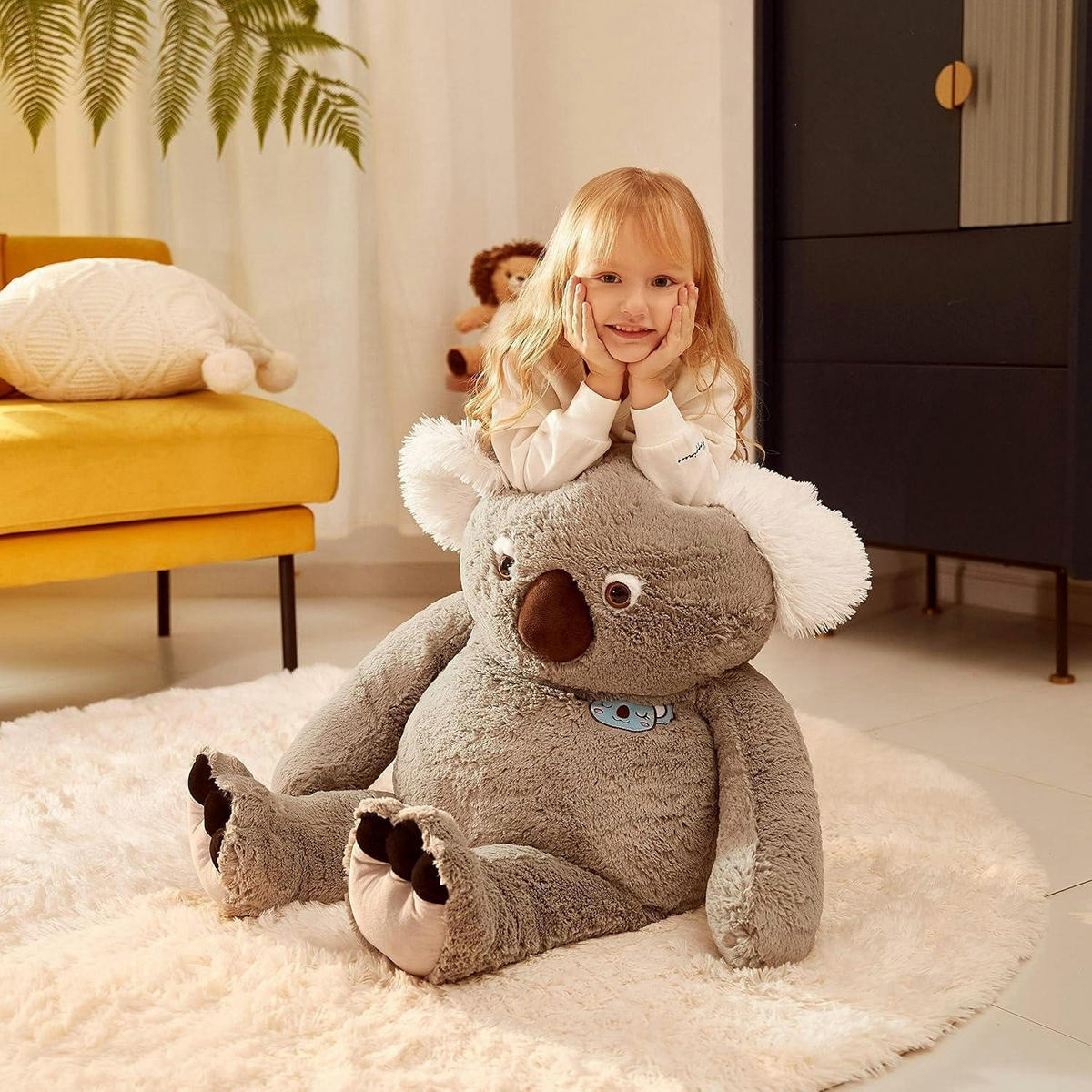 STOFFTIER Koala 78 cm - Grau, Textil (47/78cm)