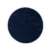 TEPPICH ESSENCE ROUND Marine 160/160 cm - Blau, Textil (160/160cm) - Tapiso