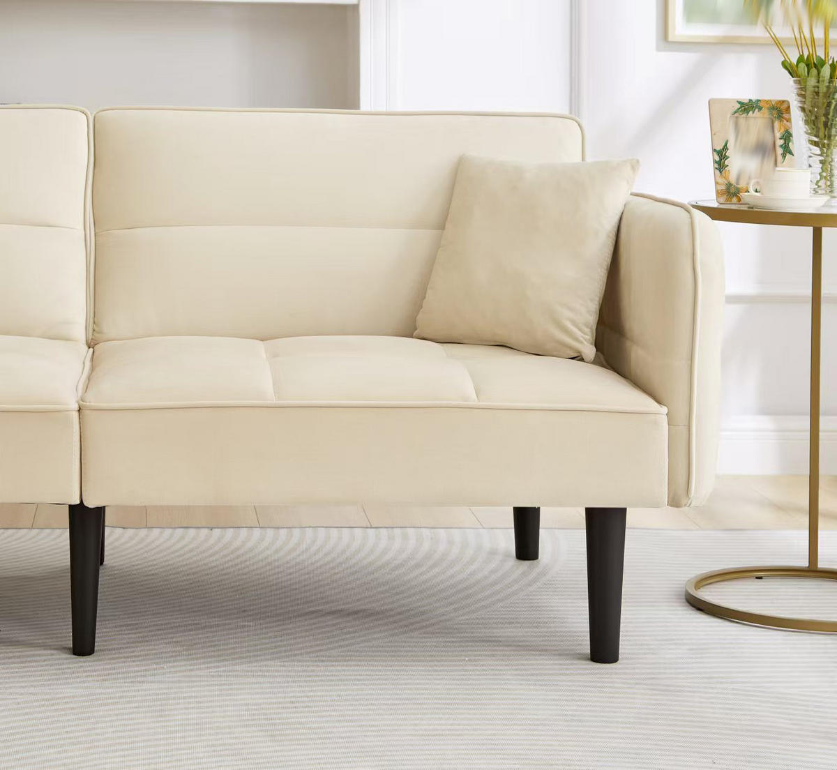 SOFA 2-Sitzer 176/78/76 cm Beige - Beige, Textil (78/76/176cm)
