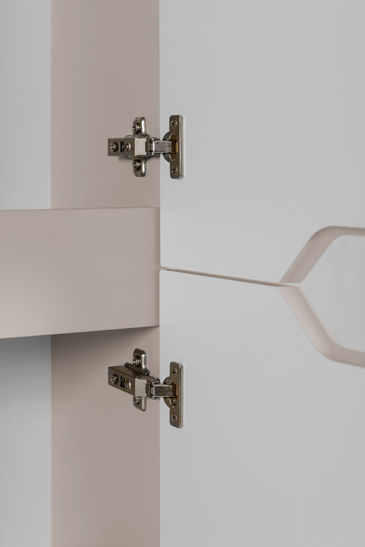 HÄNGESÄULE MODERN 136cm - Kaschmir - Kaschmir, Holzwerkstoff (35/136/27cm) - Rodan