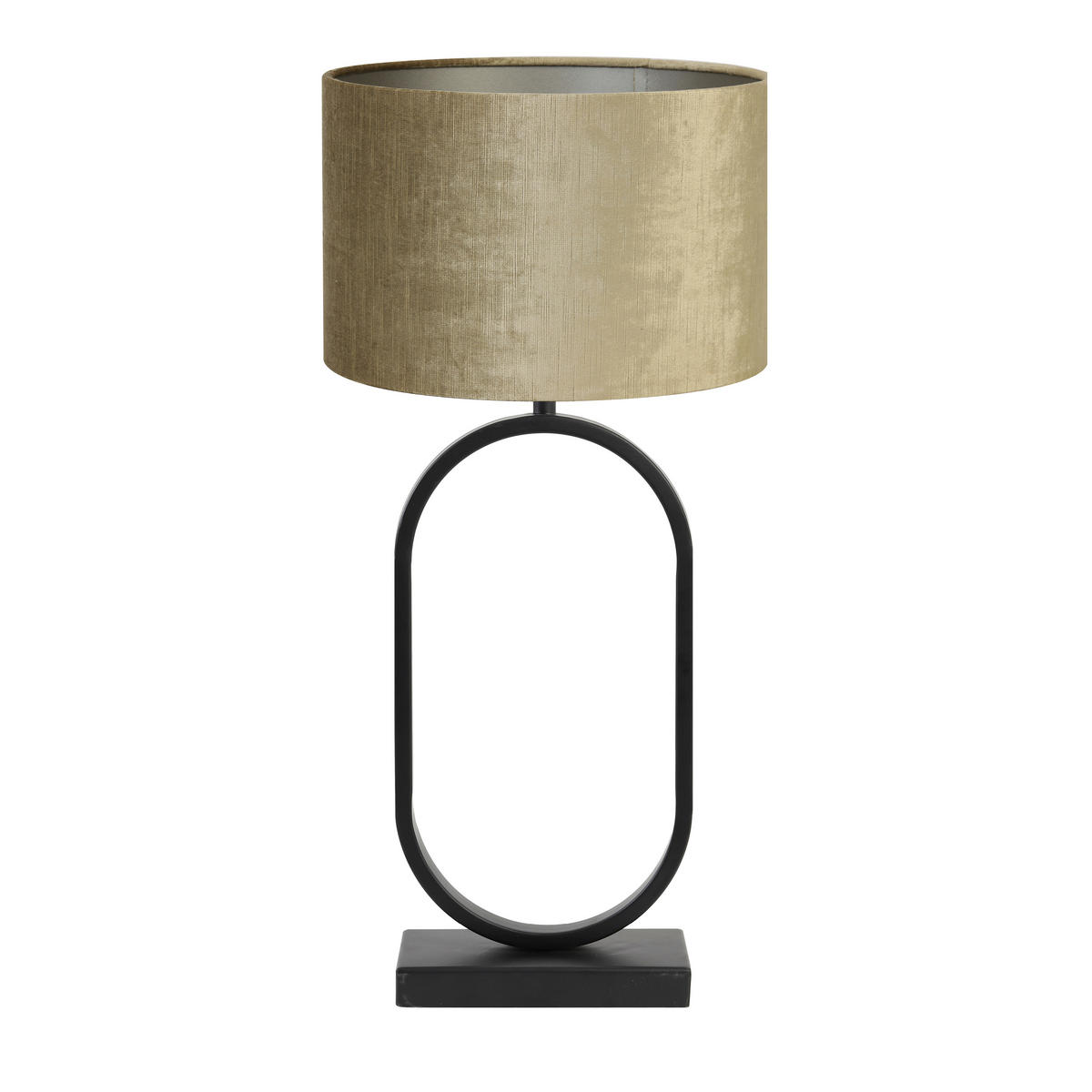 TISCHLEUCHTE Jamiri/Gemstone Schwarz, Bronze 30/30/67 cm - Schwarz/Bronzefarben, Metall (30/30/67cm) - Light & Living