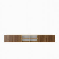 LOWBOARD CAVA 300/41/40 cm, Hängender TV-Schrank Eiche Artisan / Eichefarben - Eichefarben/Eiche Artisan, Holzwerkstoff (300/41/40cm) - MASSENO