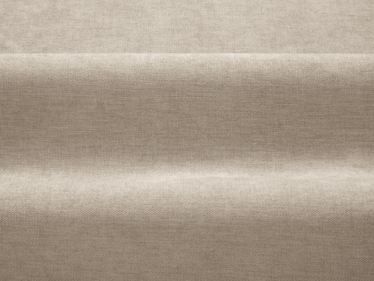 ECKSOFA links Torino aus strukturiertem Stoff leichtes beige 4 Sitzplätze - Creme, Textil (170/250cm) - Micadoni