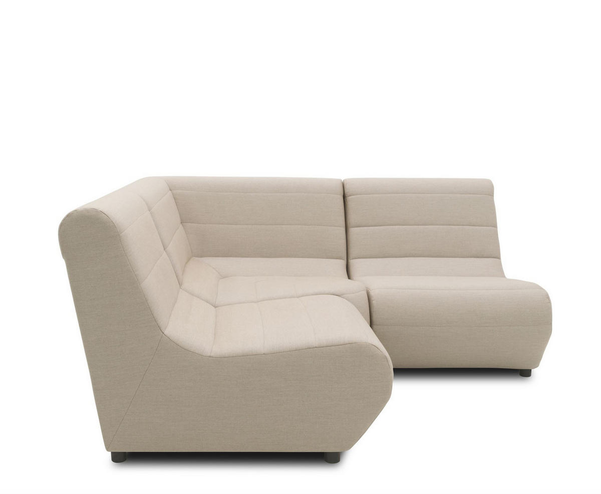 GARTENLOUNGE Set 3 Boudicca 179x80x179 mit Outdoorbezug in taupe - Taupe, Kunststoff (179/80/179cm) - 58aufmkessel
