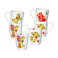 BECHER BEAR Haribo bunt 360 ml 6er Set - Multicolor, Keramik (0.36L) - Ritzenhoff Breker