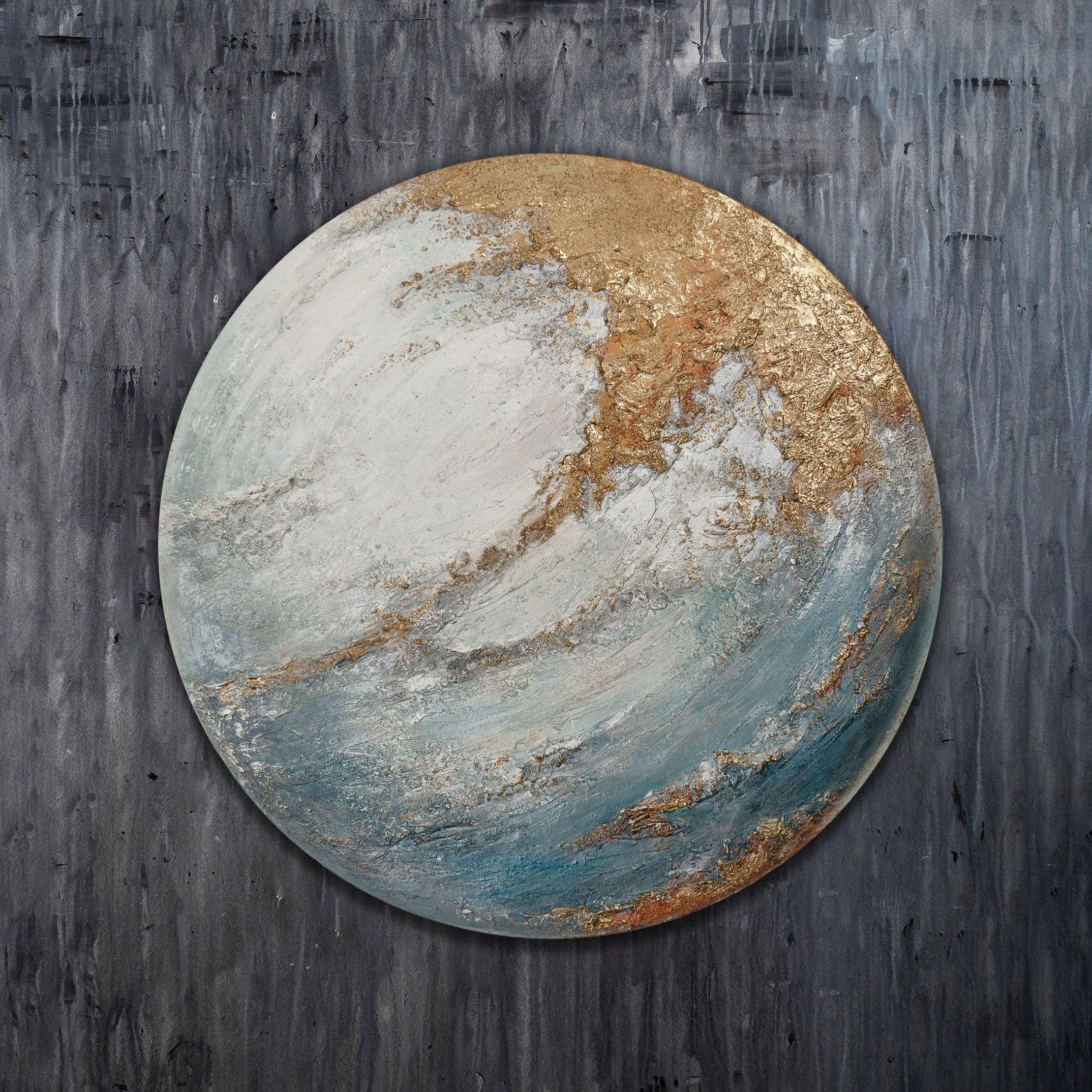 GEMÄLDE Etherea auf Keilrahmen 80 cm - Multicolor, Holz (80/80cm) - YS-art gallery