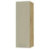 KÜCHENHÄNGESCHRANK Kvantum W4/20 Weiß Matt / Eiche Artisan Matt 20 / 32,5 / 96cm - Creme/Eiche Artisan, Holz/Holzwerkstoff (20/96/32.5cm) - Feldmann-Wohnen