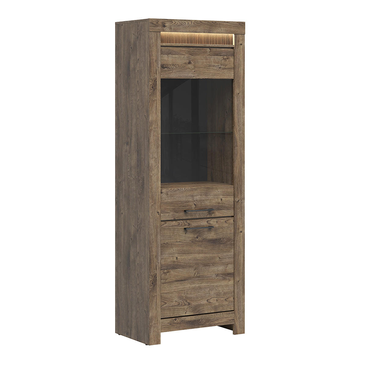 VITRINE Amaury Holz - Braun, Holzwerkstoff (70/200/45cm) - Petits-meubles