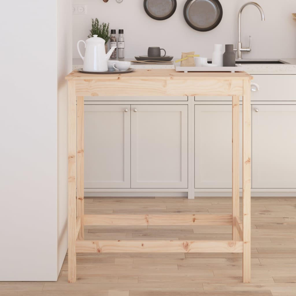 BARTISCH Moderner 100/50/110 cm aus Massivholz Kiefer Natur - Naturfarben, Holz (50/100/110cm) - vidaXL