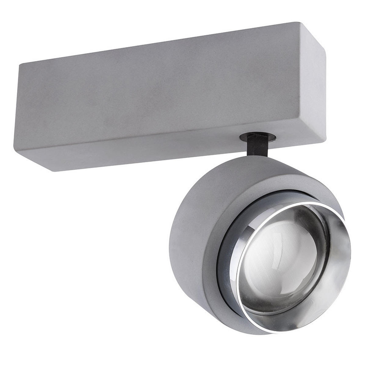 LED DECKENLEUCHTE TIMO Beton Grau - Grau, Metall (19/9.7/15cm) - Globo Lighting